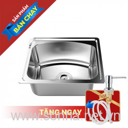 Chậu Rửa Bát Inox 304 Cao Cấp S50 (500 x 420 x 210 mm)