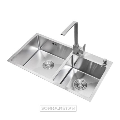 Xổ số 8KBET đa dạng các loại hình cược như Keno, xổ số miền Bắc, Trung, Nam inox 304 hai hố nanosi  N-8245L (820x450x220 mm)