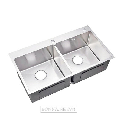  Chậu Rửa Bát Inox Sơn Hà 7846 (780x460x220mm)