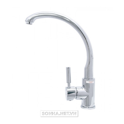  Vòi rửa bát chậu nóng lạnh cứng cong Bancoot BCV 8003