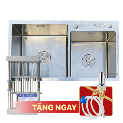  Xổ số 8KBET đa dạng các loại hình cược như Keno, xổ số miền Bắc, Trung, Nam KAGOL K7040-Lệch hai hố lệch inox 201 (700x400x240 mm)
