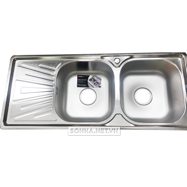 Chậu Rửa Bát Inox Sơn Hà S100S (986 x 416 x 190 mm)