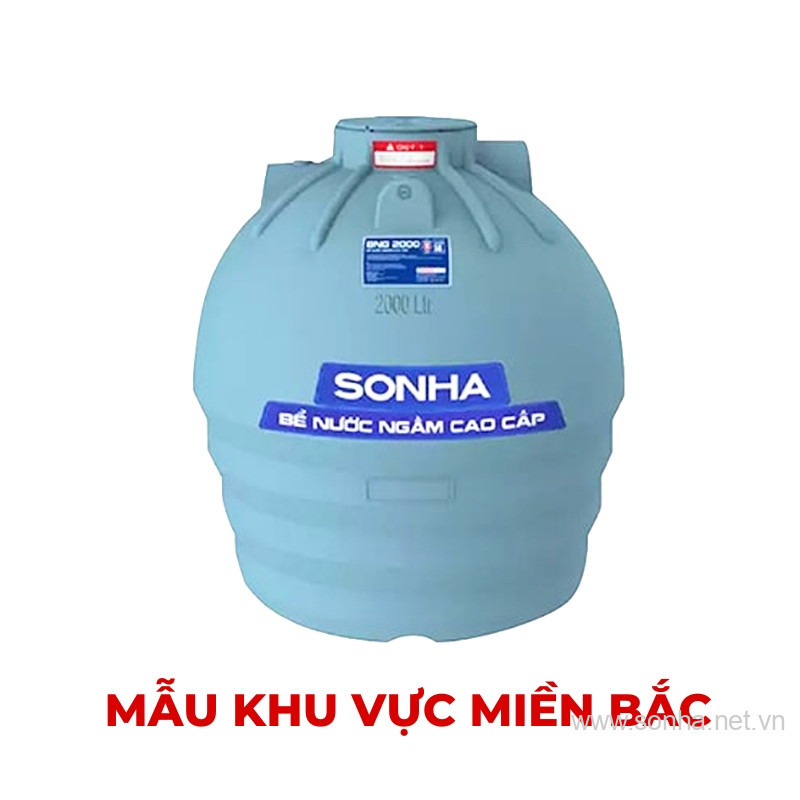 Bể nước ngầm Sơn Hà 2000L