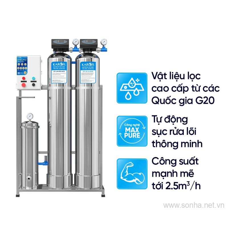 Máy lọc tổng trung tâm Karofi KTF-332IT