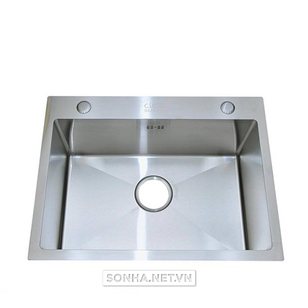 Chậu RB đúc Cielo 1 hố CIELO 03 (600x450x220 mm)